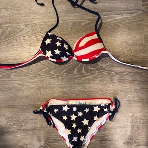 american flag swim suit